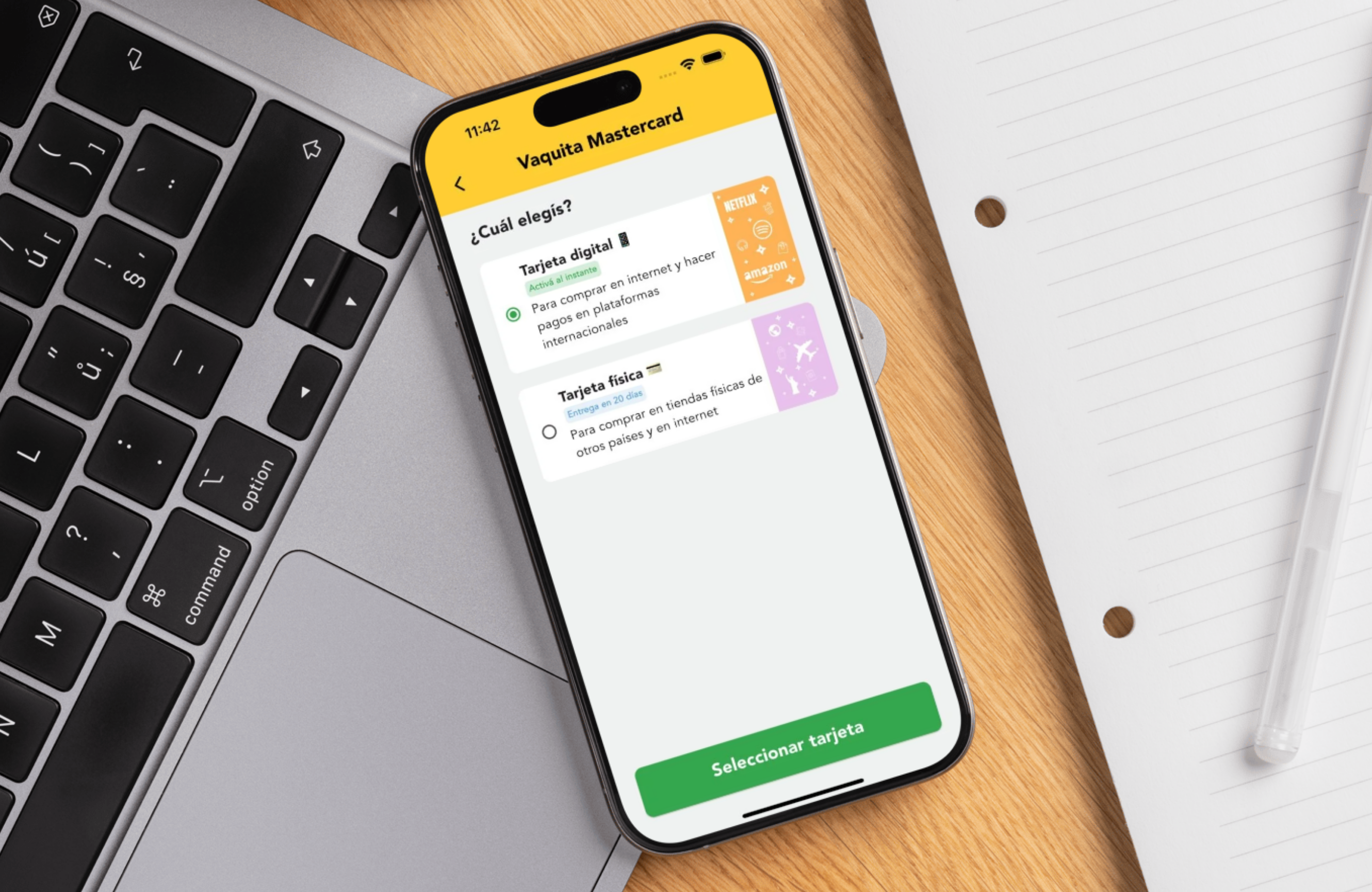 La tarjeta que va con vos: física o digital